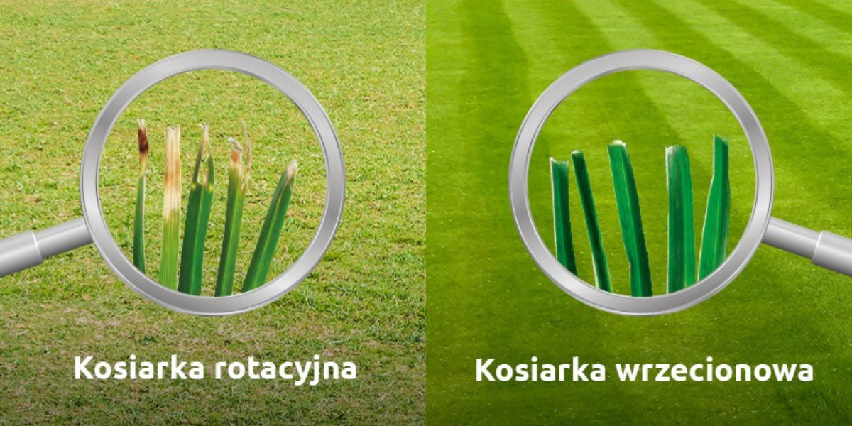 Porównanie kosiarki rotacyjnej i wrzecionowej