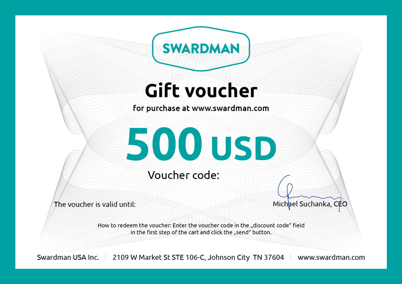 Gift voucher 500 USD