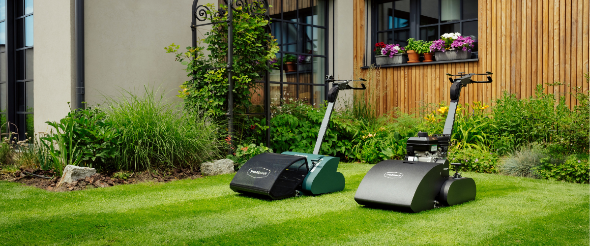 Swardman Electra 2.0 and Swardman Edwin 2.1 reel mowers